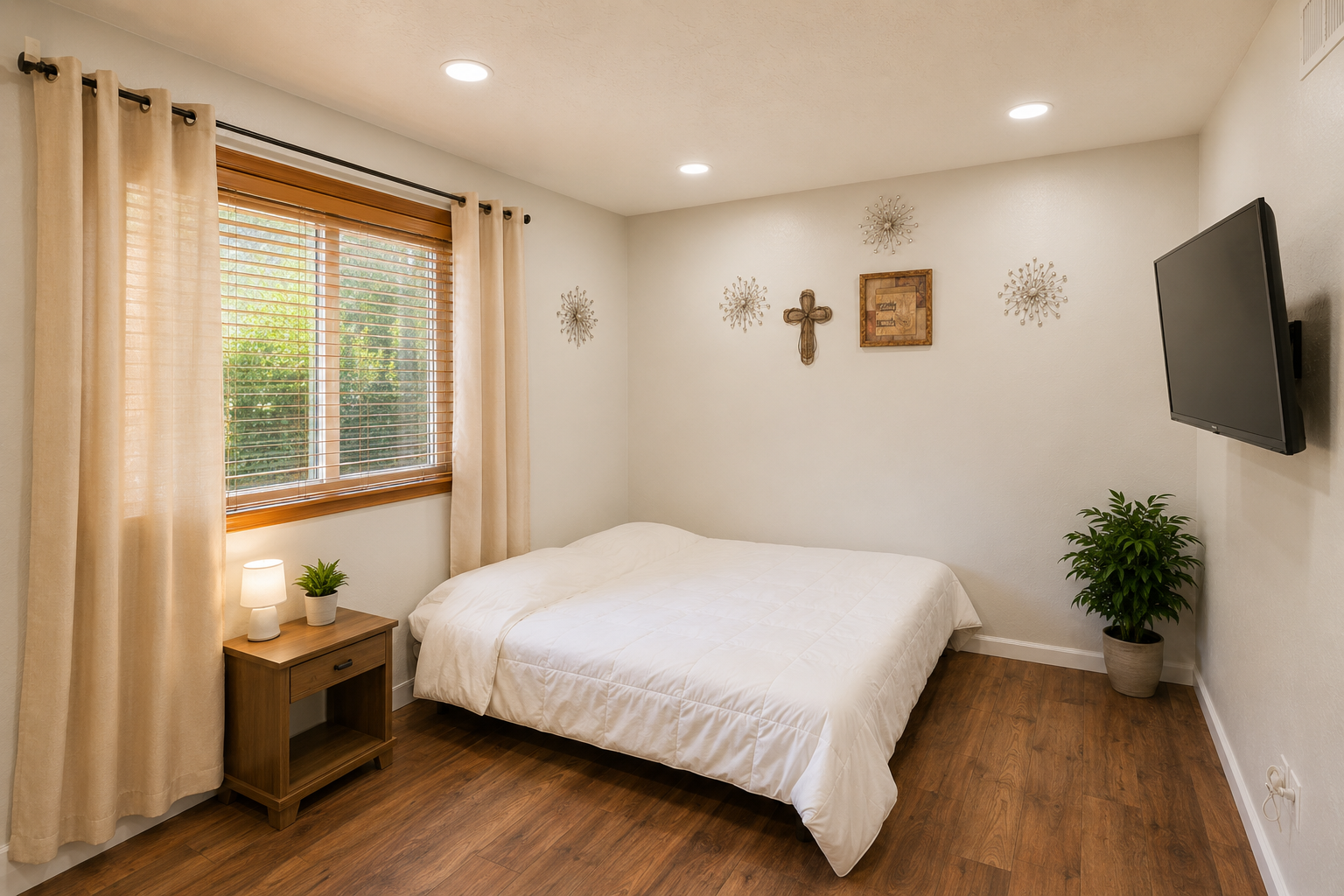 Resident bedroom at Kirby House